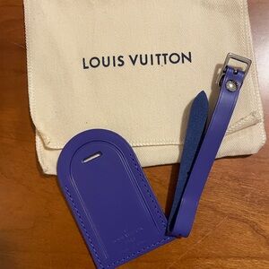 NEW Louis Vuitton Purple Luggage Tag